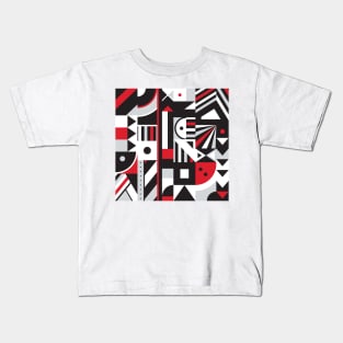 Happy Geometry 02 Kids T-Shirt